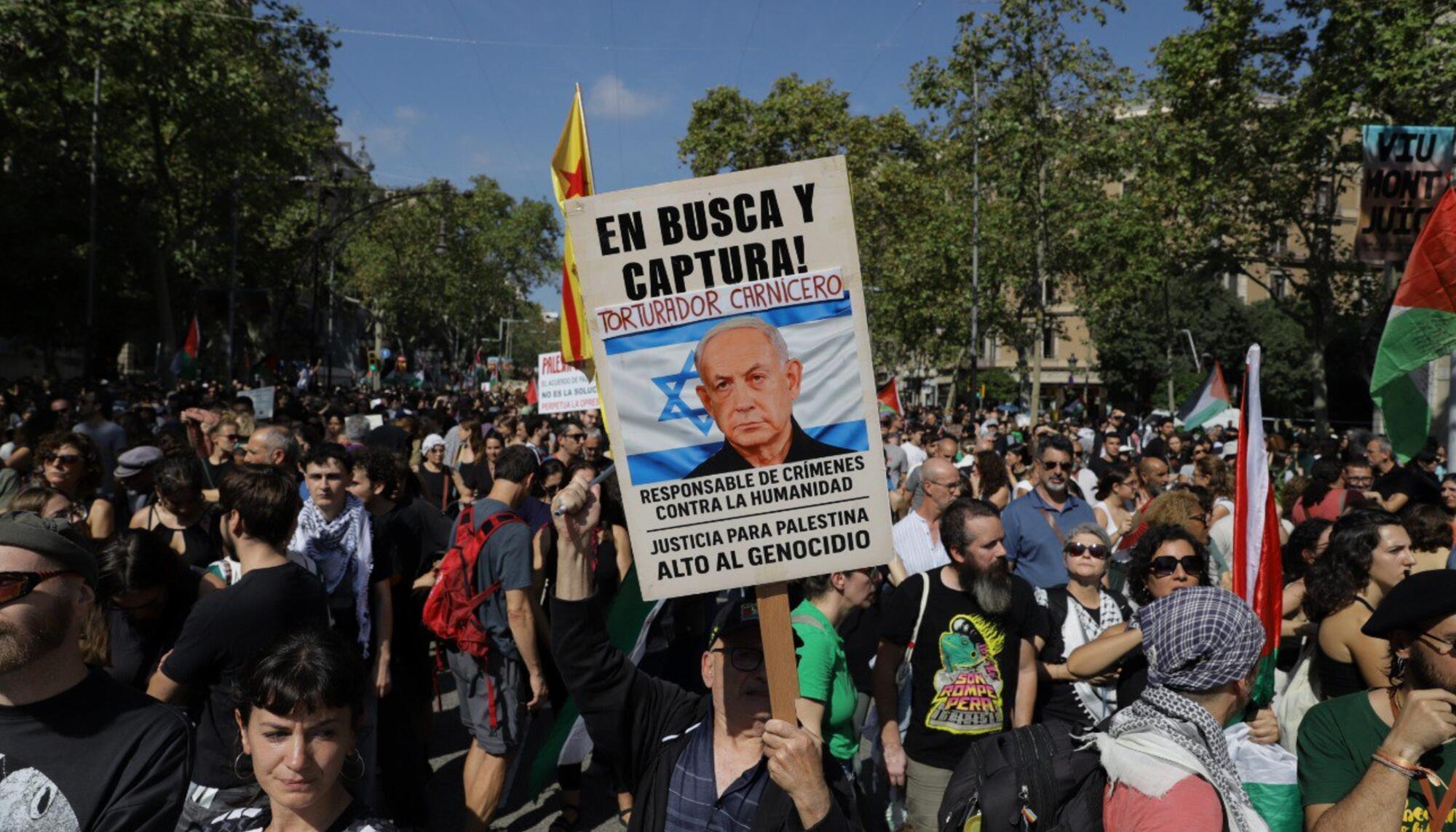 Manifestación Palestina Barcelona - 1